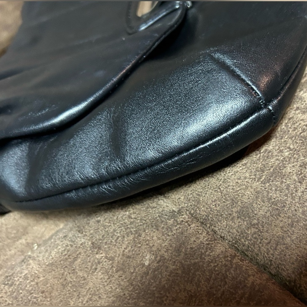 Coach Kristin Black Leather Shoulder Bag - Picture 10 of 11